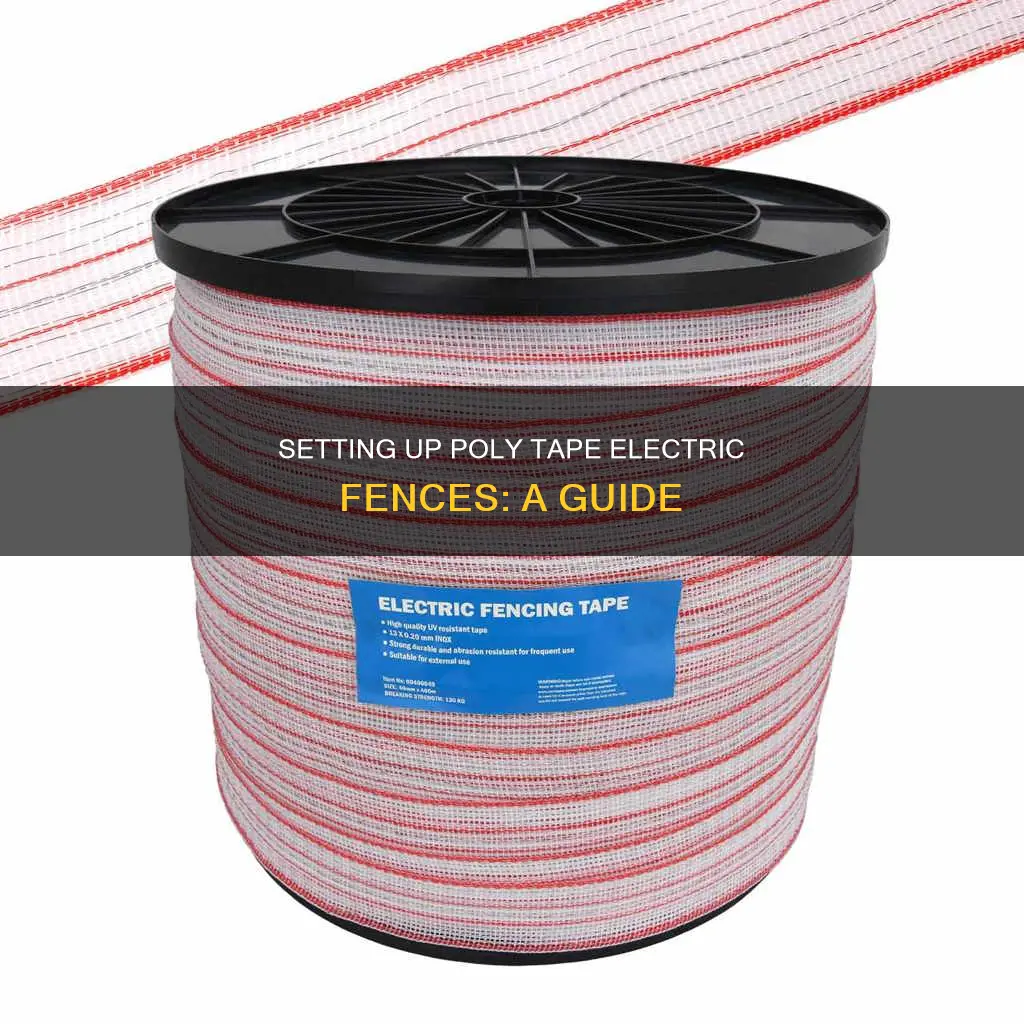 how to run poly tape electric fence