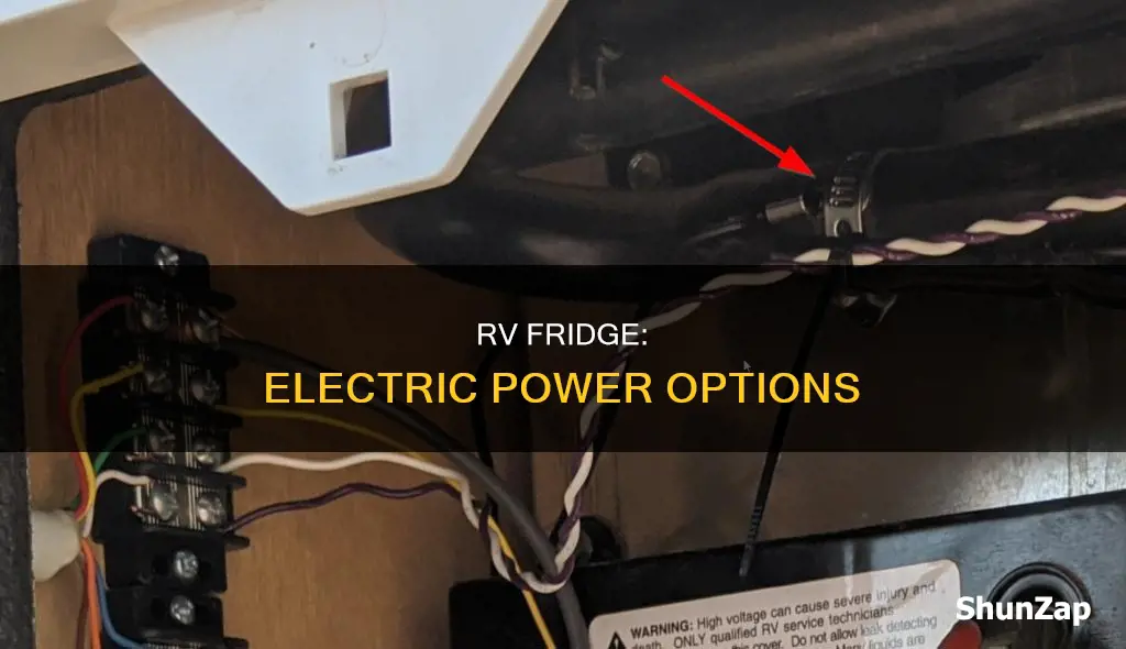 how to run rv fridge on electric