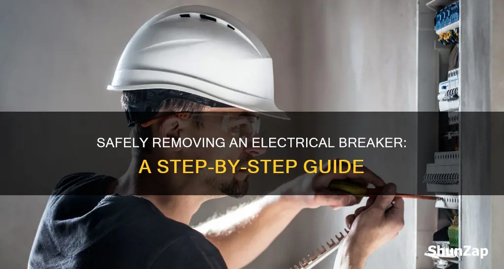 how to safely remove an electrical breaker