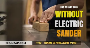 Sand Wood Smoothly, No Electric Sander Needed