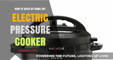 Sautéing Simplified: Mastering the 3-Quart Electric Pressure Cooker