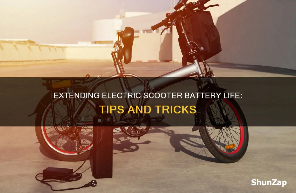 how to save battery on electric scooter