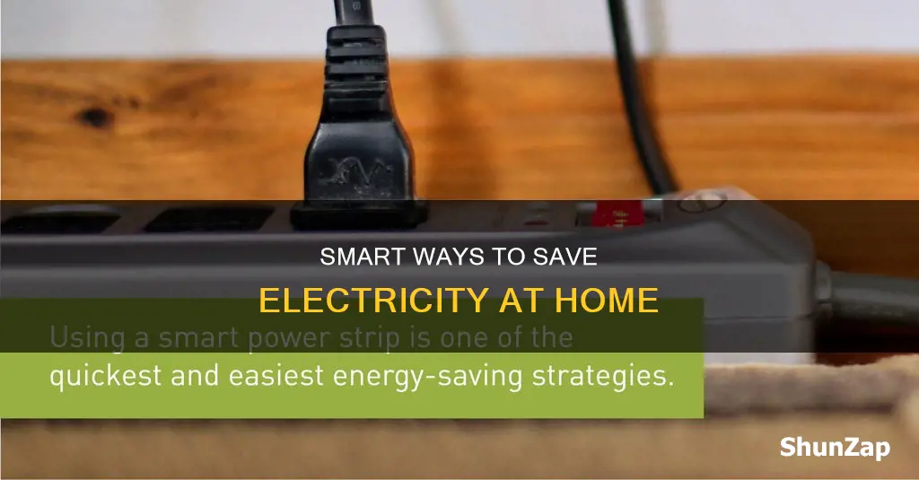 how to save electricity at home drawing