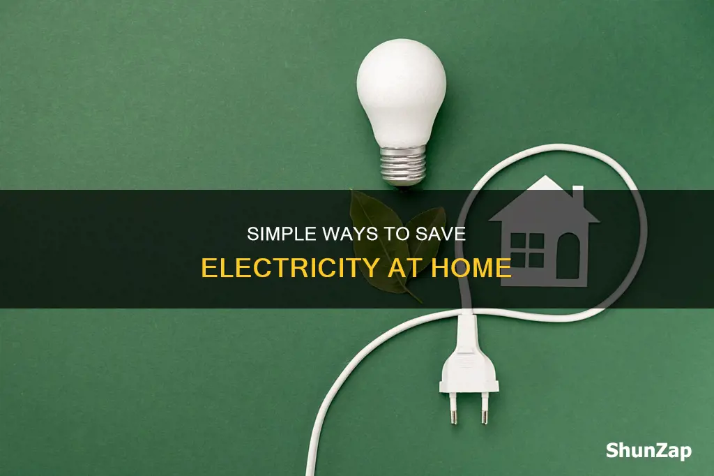 how to save electricity at home uk