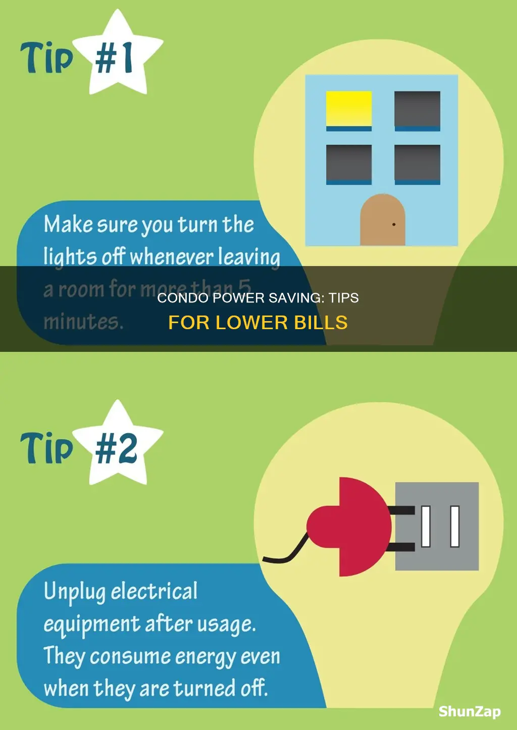 how to save electricity in a condo
