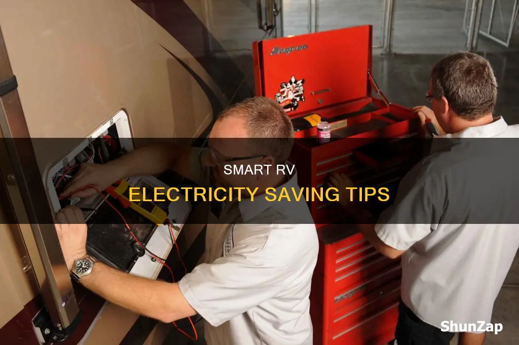 how to save electricity in an rv