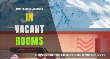 Vacant Rooms, Simple Electricity-Saving Strategies