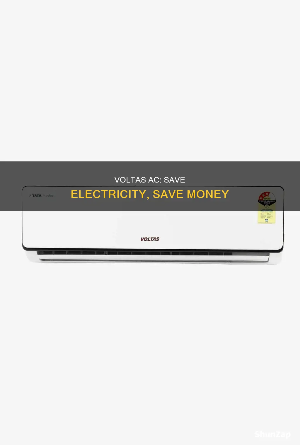 how to save electricity in voltas ac