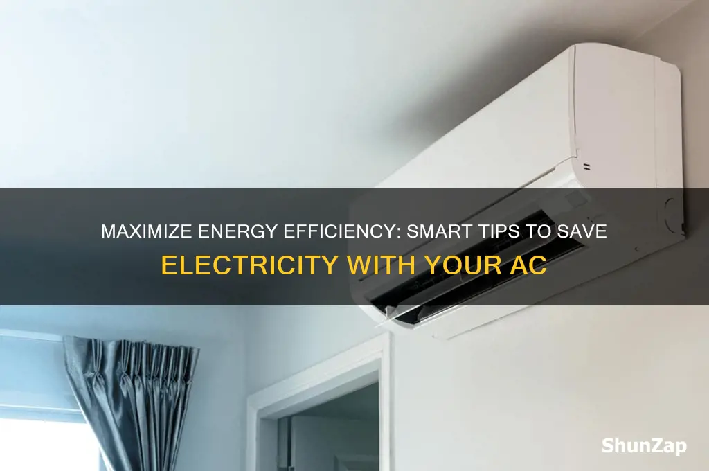 how to save electricity using ac