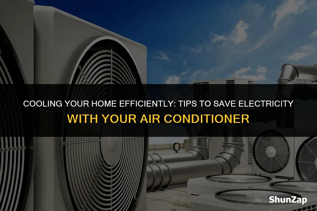 how to save electricity when using air conditioner