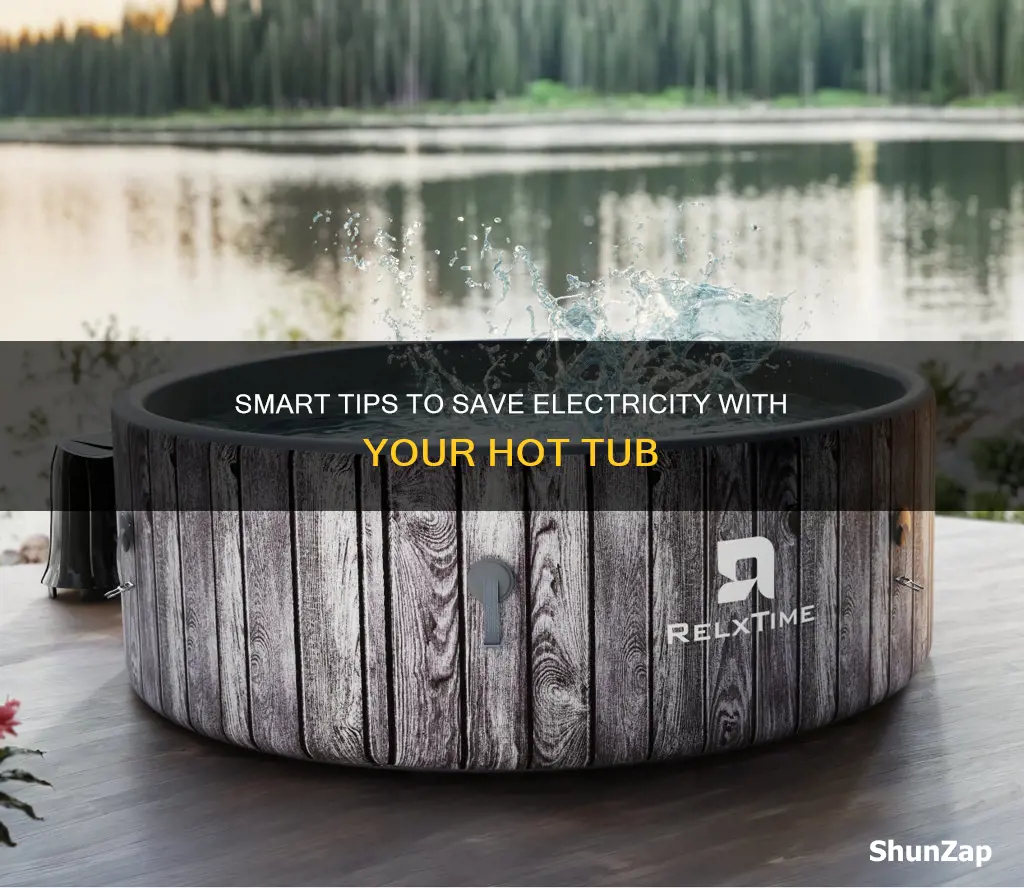 how to save electricity with hot tub