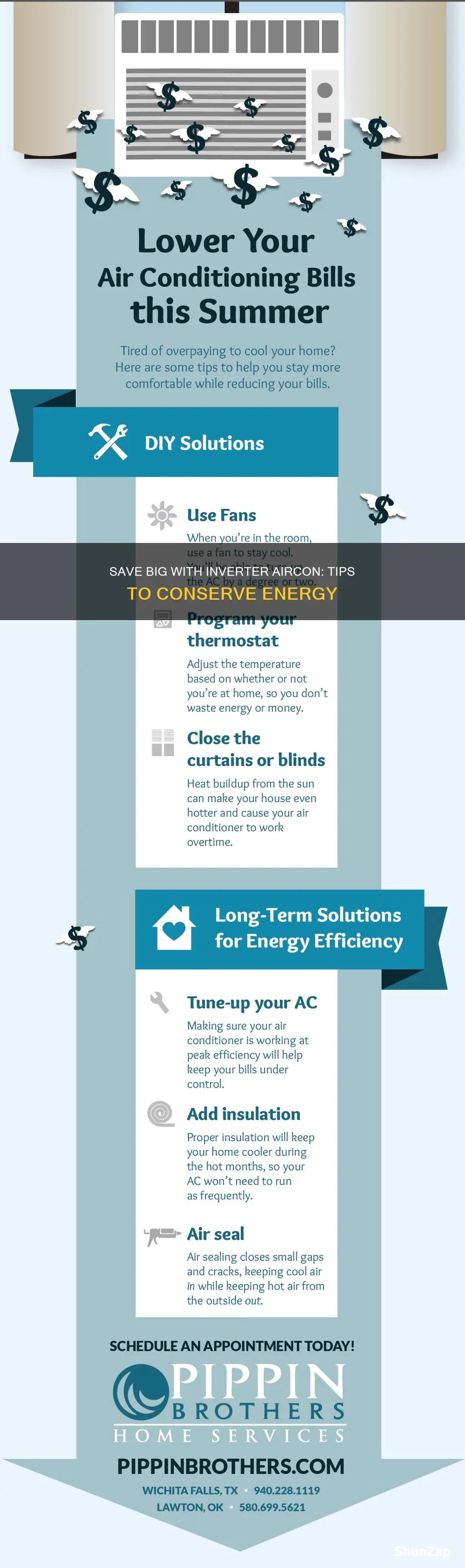 how to save electricity with inverter aircon