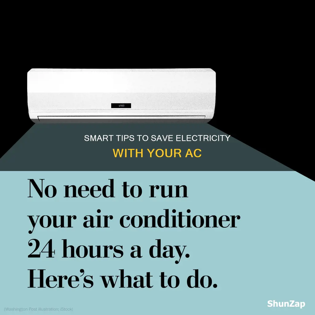 how to save electricity with the ac