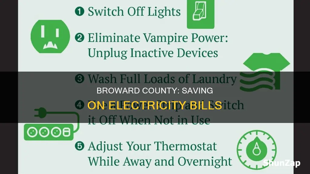 how to save on electricity broward county