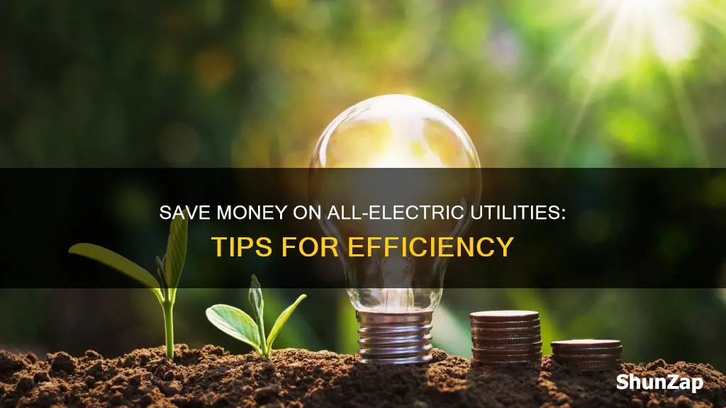 how to save utilities on all electric