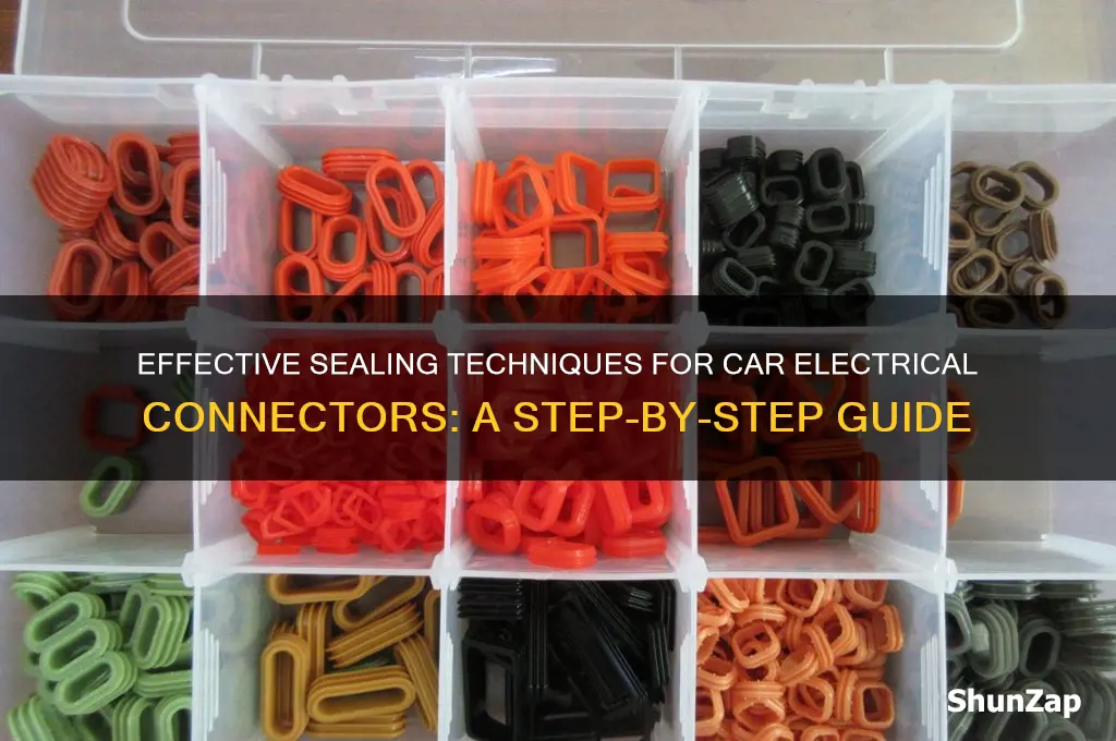 how to seal from top of cars electrical connector
