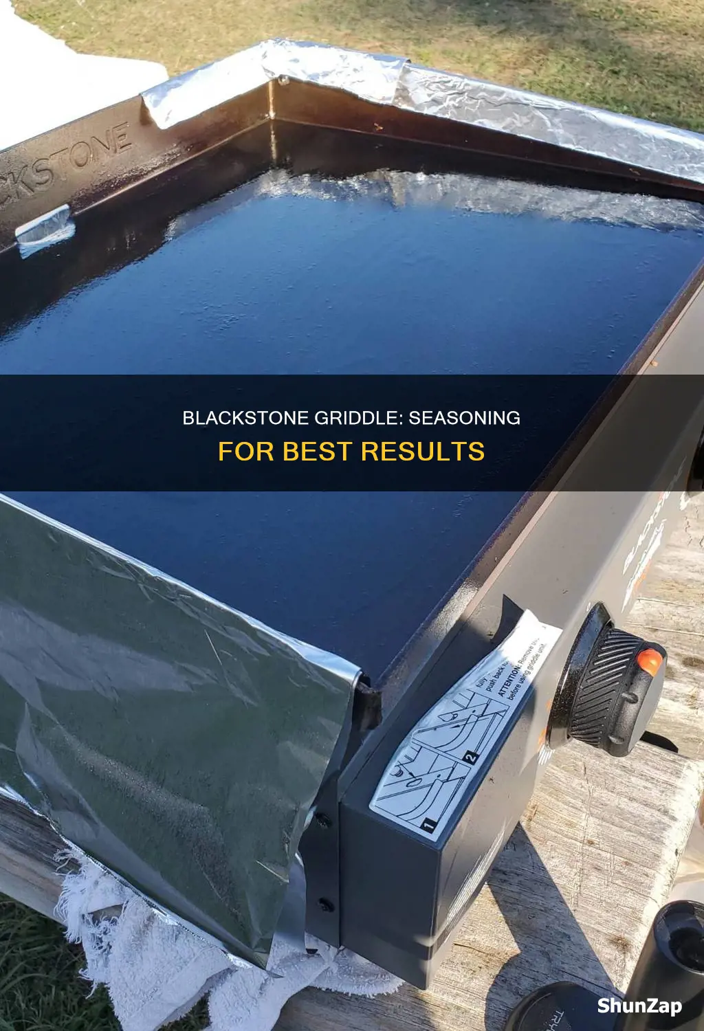 how to season an electric blackstone griddle