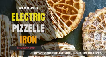 The Perfect Pizzelle: Seasoning Your Electric Iron
