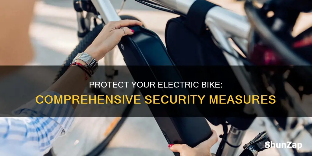 how to secure an electric bike