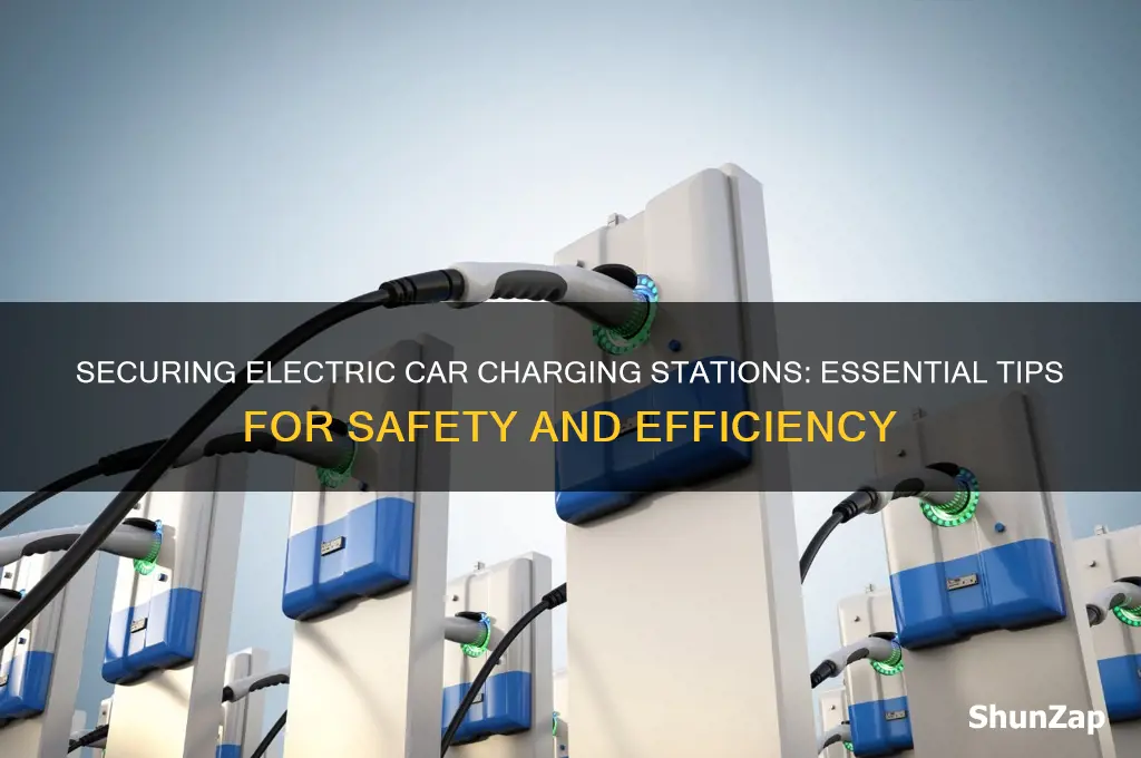 how to secure an electric charging station for electric cars