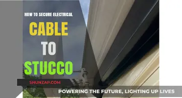 Securing Electrical Cables: Stucco Installation Guide