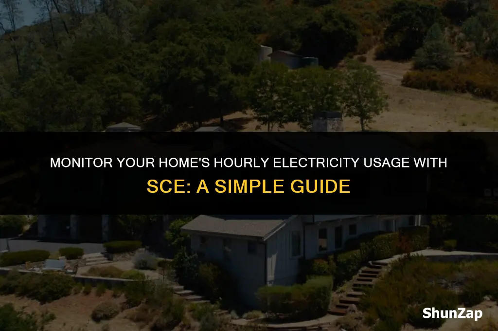 how to see hourly electric use for your home sce