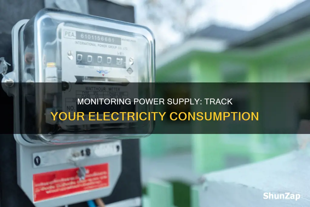 how to see my powertsupply electricity consumption