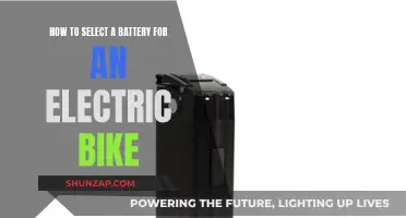 Selecting the Right Battery for Your Electric Bike