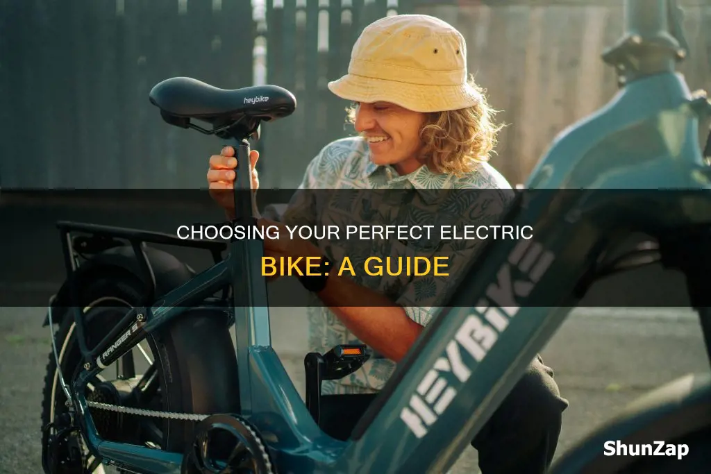 how to select an electric bike