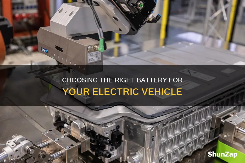 how to select battery for electric vehicle