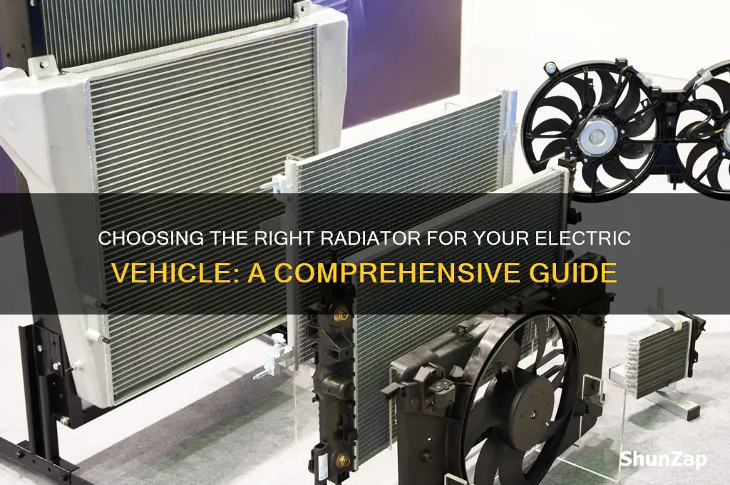 how to select radiator for electric car