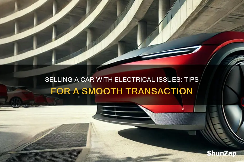 how to sell a car with electrical problems