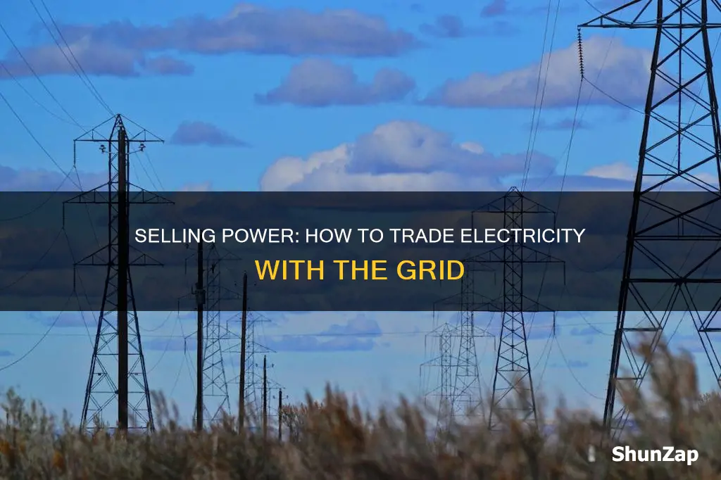 how to sell electricity to the grid