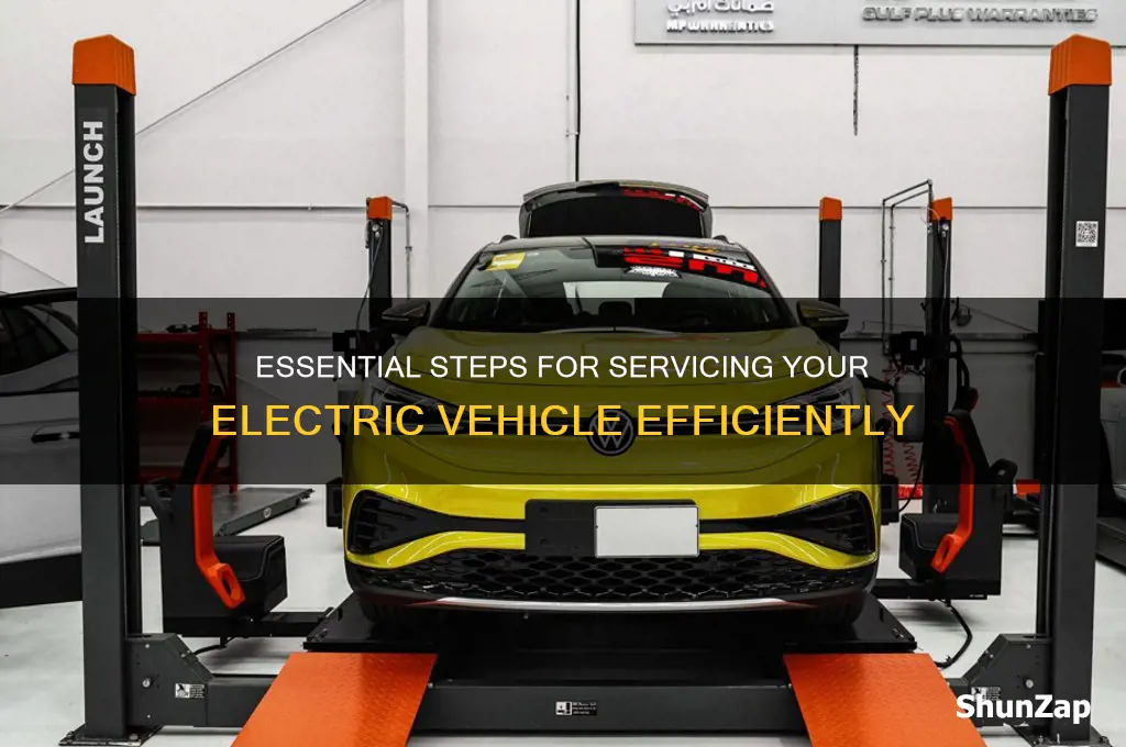 how to service an electric car