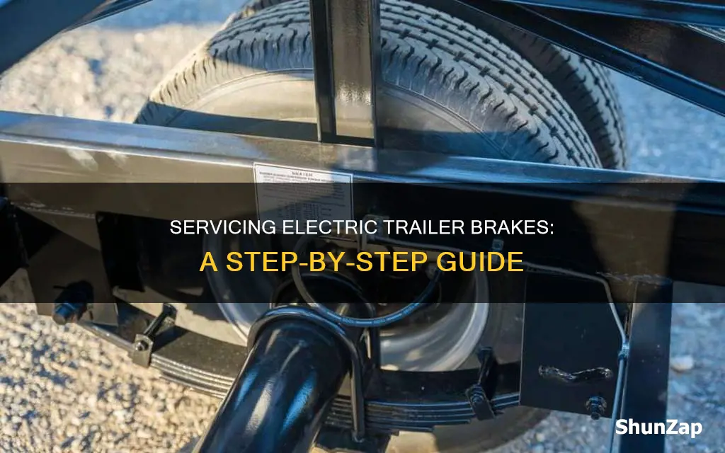 how to service electric brakes on trailer