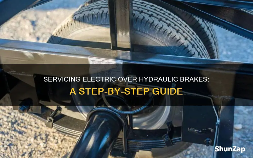 how to service electric over hydraulic brakes