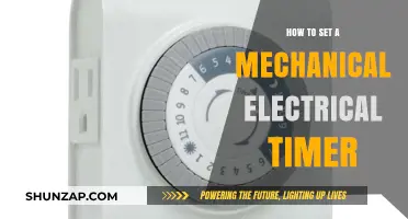 Setting Mechanical Electrical Timers: A Simple Guide
