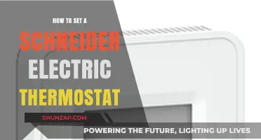 Setting Your Schneider Electric Thermostat: A Simple Guide
