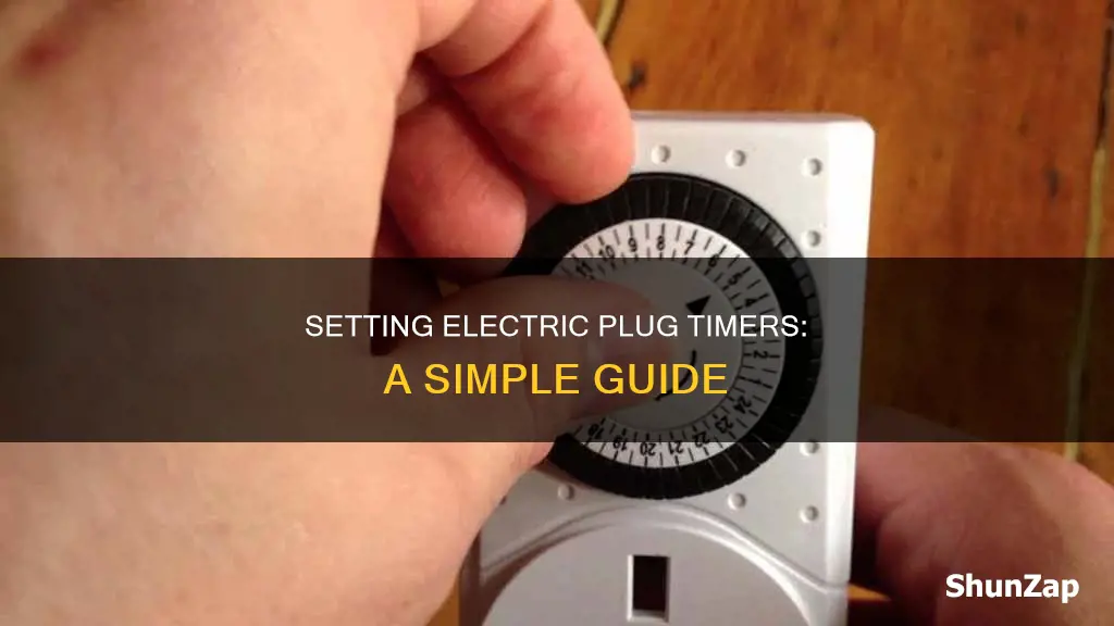 how to set an electric plug timer