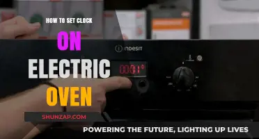 Setting the Clock on Your Electric Oven: A Quick Guide