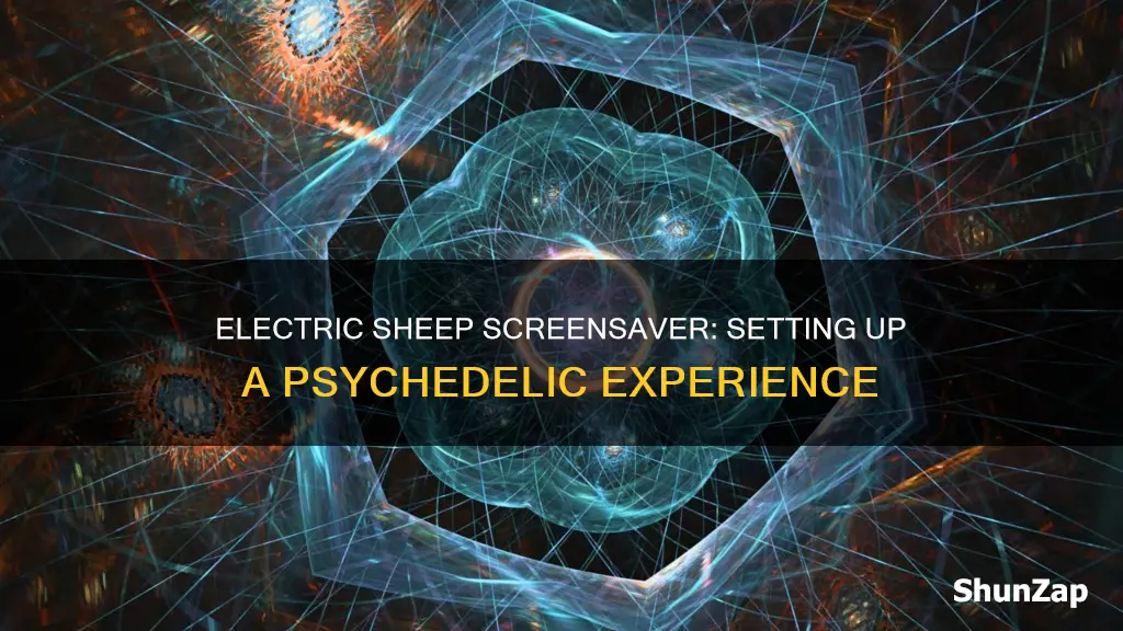 how to set electric sheep as screensaver