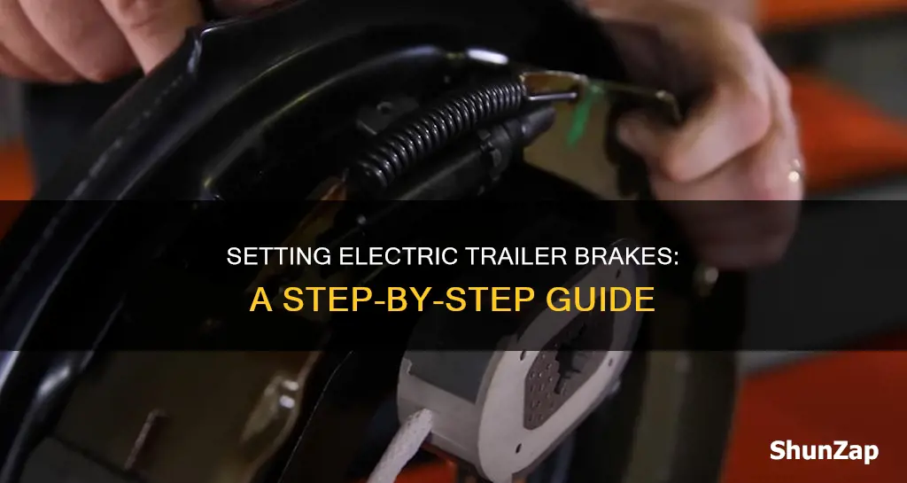 how to set electric trailer brake controller