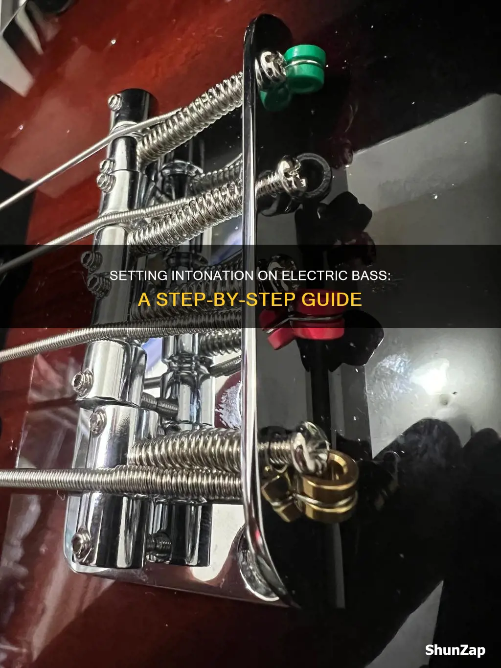how to set intonation on electric bass