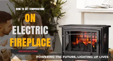 Adjusting Your Electric Fireplace Temperature: A Step-by-Step Guide