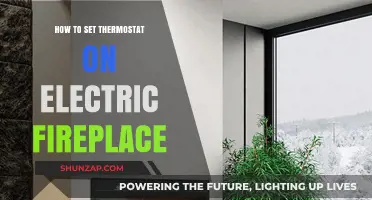 Setting Your Electric Fireplace Thermostat: A Step-by-Step Guide