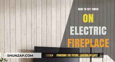 Setting a Timer on Your Electric Fireplace: A Step-by-Step Guide