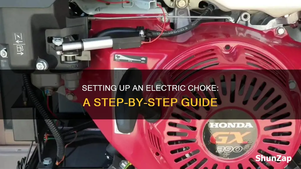 how to set up an electric choke
