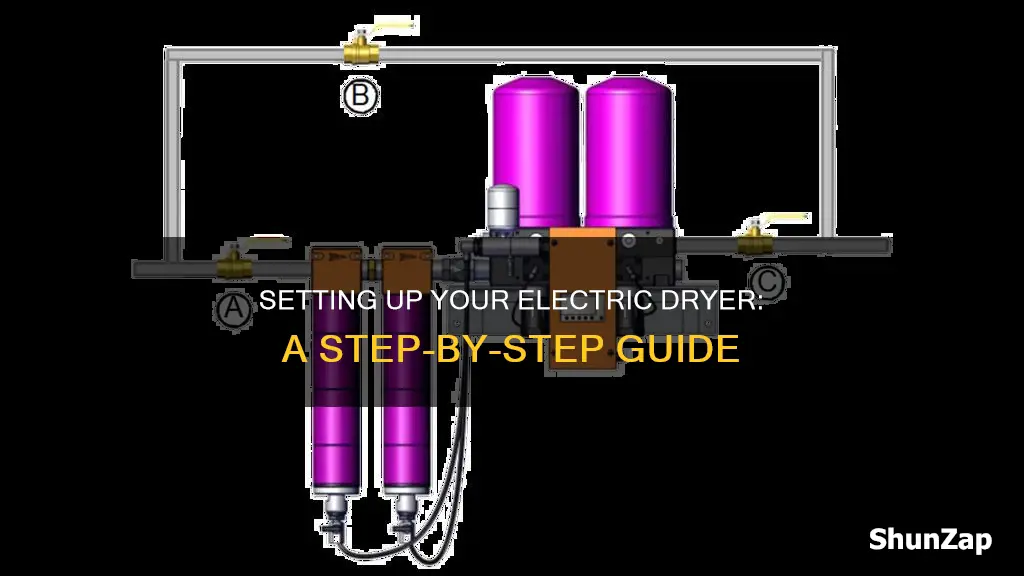 how to set up an electric dryer
