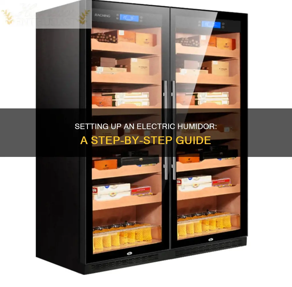 how to set up an electric humidor