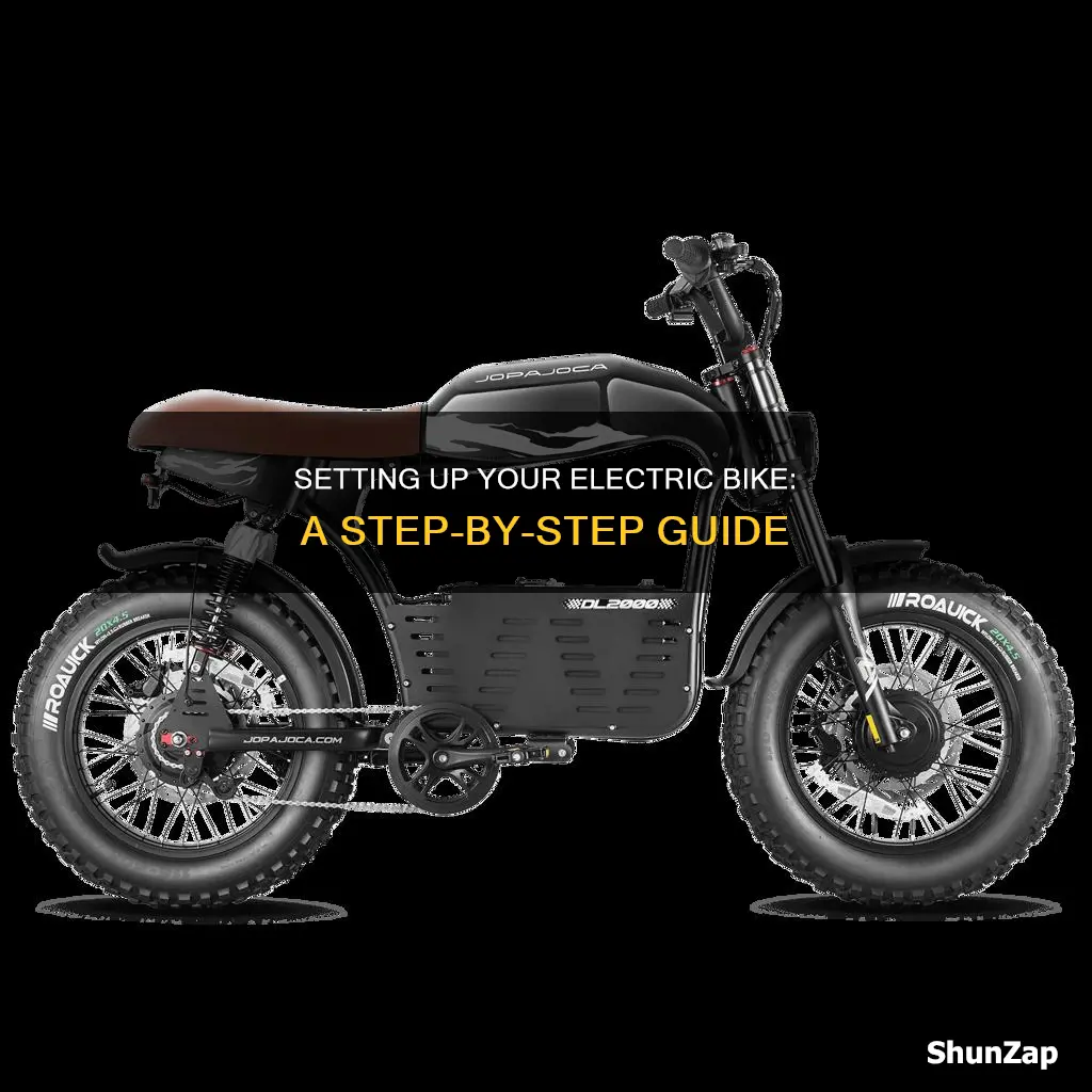 how to set up electric bike